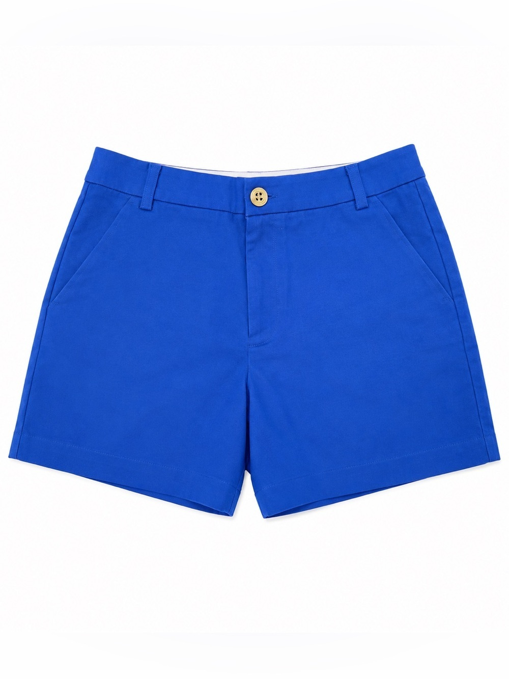 NWT LILLY PULITZER BLUE HIGH RISE SHORTS WITH GOLD BUTTON